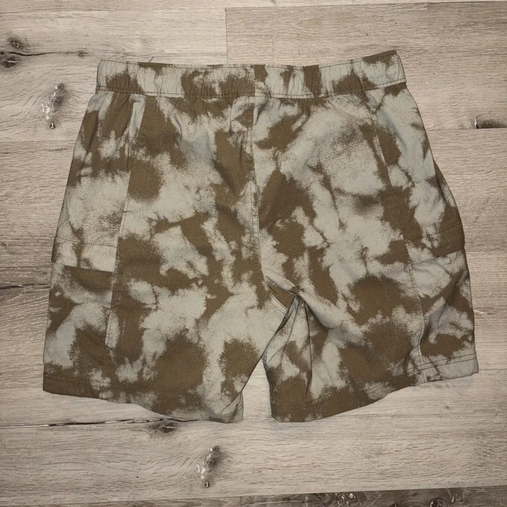 North Face Camo Outdoor Hiking Cargo Utility Shorts Men's Small Green 28